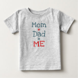 T-shirt Pour Bébé Maman et papa sont moi