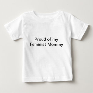 T-shirt Pour Bébé Maman féministe