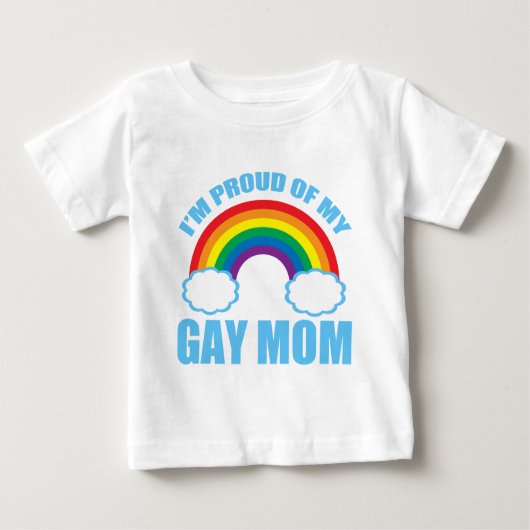 T-shirt Pour Bébé Maman gaie (Devant)