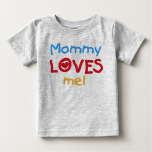 T-shirt Pour Bébé Maman m'aime