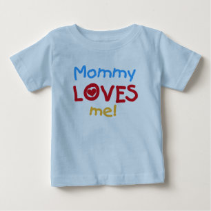 T-shirt Pour Bébé Maman m'aime