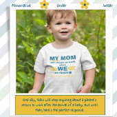 T-shirt Pour Bébé Maman Revient Au Travail Quand Nous Sommes Prêts !