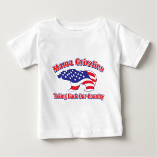 T-shirt Pour Bébé Mamma-Grizzly