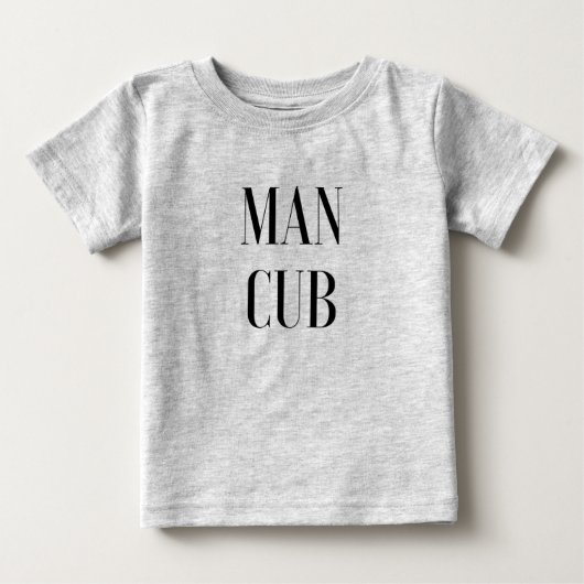 T-shirt Pour Bébé Man Cub Graphic Tee (Devant)