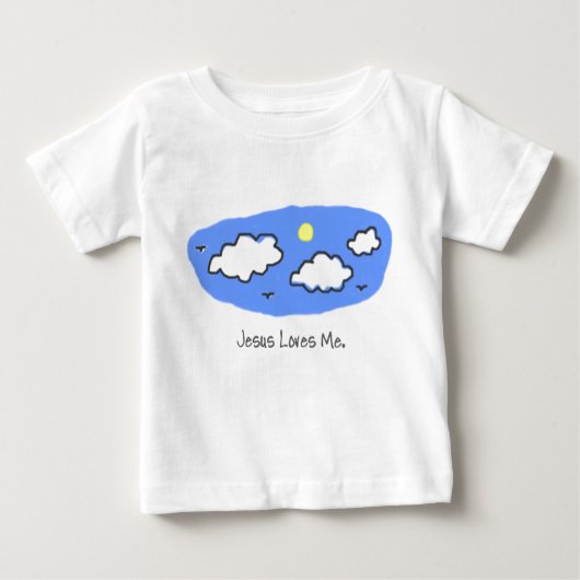 T-shirt Pour Bébé Manche longue Ciel Onze (Devant)