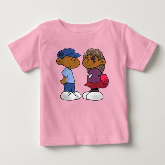 T-shirt Pour Bébé Manches Courtes (Devant)