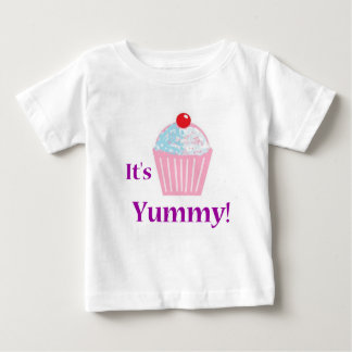 T-shirt Pour Bébé Manches longues Yummy Cupcake