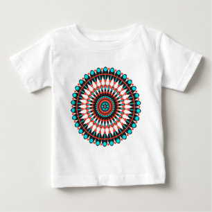 T-shirt Pour Bébé Mandala amérindienne