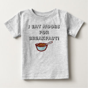 T-shirt Pour Bébé Mangeur de NOOB