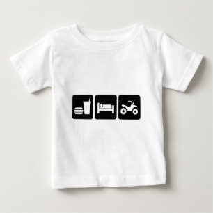 T-shirt Pour Bébé Mangez le sommeil ATV