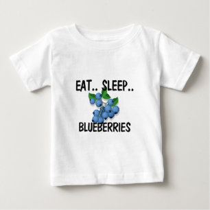 T-shirt Pour Bébé Mangez les MYRTILLES de sommeil