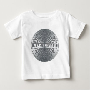 T-shirt Pour Bébé Manhole Covers Manhattan