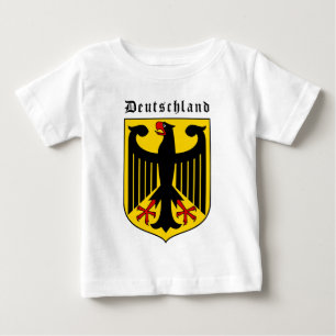 T-shirt Pour Bébé Manteau de l'Allemagne des bras