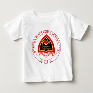 T-shirt Pour Bébé Manteau officiel du Timor oriental de symbole