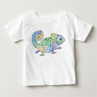T-shirt Pour Bébé Marcel tacheté le T-shirt de bébé de caméléon