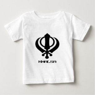 T-shirt Pour Bébé Marchandises sikhes de conception de Khanda Khalsa