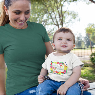 T-shirt Pour Bébé Marché de la ferme d'anniversaire de produits loca