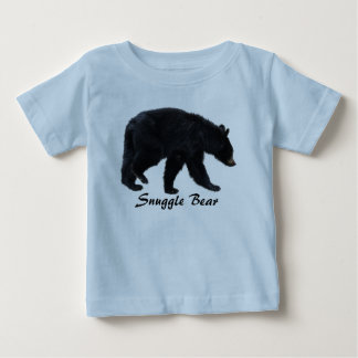 T-shirt Pour Bébé Marcher l'ours noir Amoureux des animaux bébé