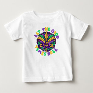 T-shirt Pour Bébé Mardi Gras Laissez rouler les bons moments