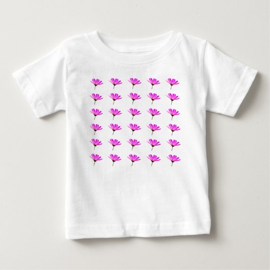 T-shirt Pour Bébé Marguerite rose (Devant)