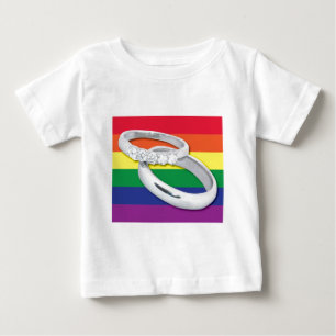 T-shirt Pour Bébé Mariage gay lesbien