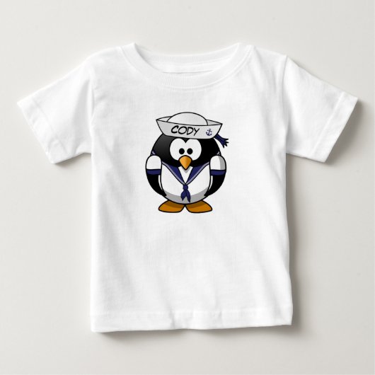 T-shirt Pour Bébé Marin (Devant)