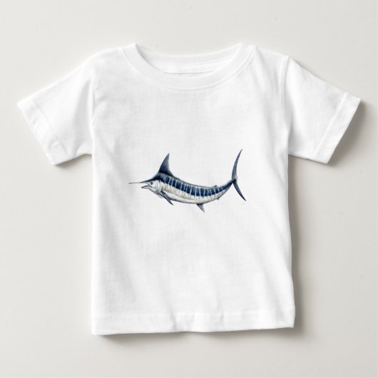 T-shirt Pour Bébé Marlin azul-redbubble (Devant)
