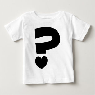 T-shirt Pour Bébé Marque de question