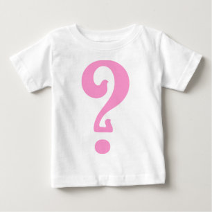 T-shirt Pour Bébé Marque d'interrogation Art Nouveau