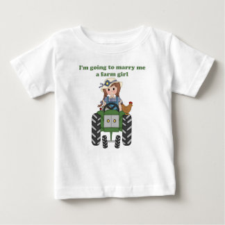 T-shirt Pour Bébé Marry Me Farm Girl