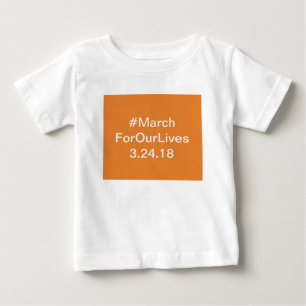 T-shirt Pour Bébé Mars pour notre vitesse des vies