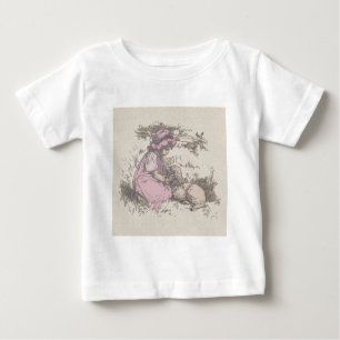 T-shirt Pour Bébé Mary Had a Little Lamb Nursery Rhyme