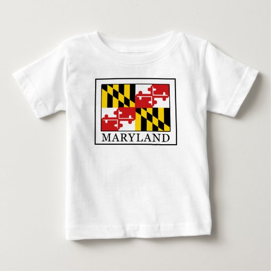 T-shirt Pour Bébé Maryland (Devant)