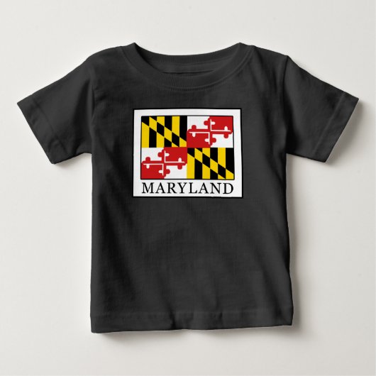 T-shirt Pour Bébé Maryland (Devant)