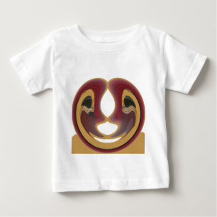T-shirt Pour Bébé Masai Tribal Whirt Art Imprimer
