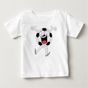 T-shirt Pour Bébé Mascotte Balle de Football qui Rit