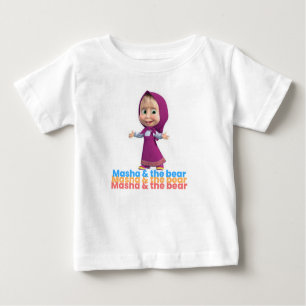 T-shirt Pour Bébé Masha & l'ours