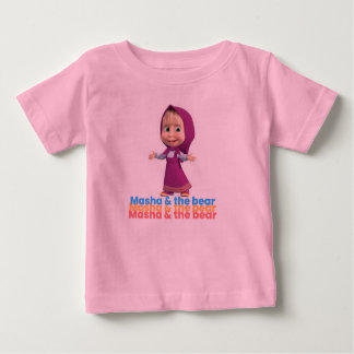 T-shirt Pour Bébé Masha & l'ours