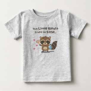 T-shirt Pour Bébé Masque de bandit mignon pour bébés