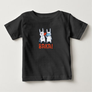 T-shirt Pour Bébé Masque faciale Baka Rabbit - Baka Japonais