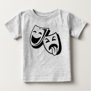 T-shirt Pour Bébé Masques de comédie et de tragédie