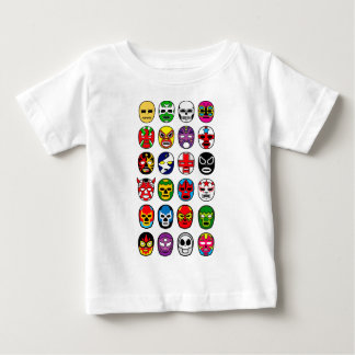 T-shirt Pour Bébé Masques de lutte mexicains de Lucha Libre Luchador