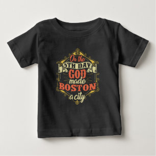 T-shirt Pour Bébé Massachusetts de Boston