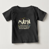 T-shirt Pour Bébé Mathématiques Mathématiques Mathématiques Math Ens (Devant)