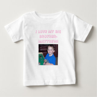 T-shirt Pour Bébé matt, J'AIME MON GRAND FRÈRE-MATTHEW !