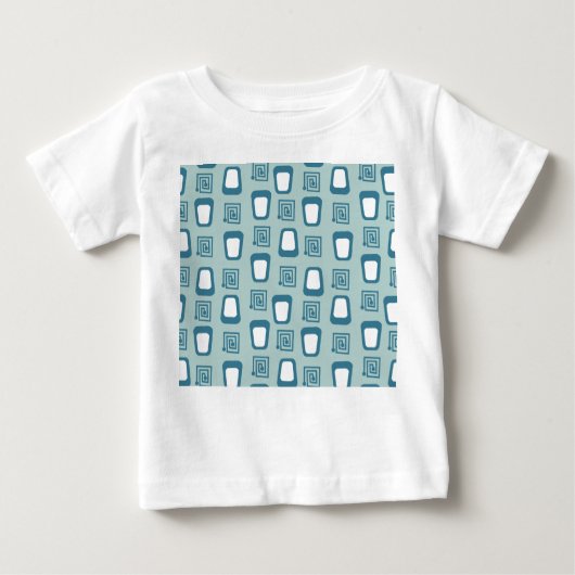 T-shirt Pour Bébé Mazes et Trapézoïdes (Devant)