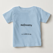 T-shirt Pour Bébé McDreamy, www.CAPPSKIDS.org (Devant)