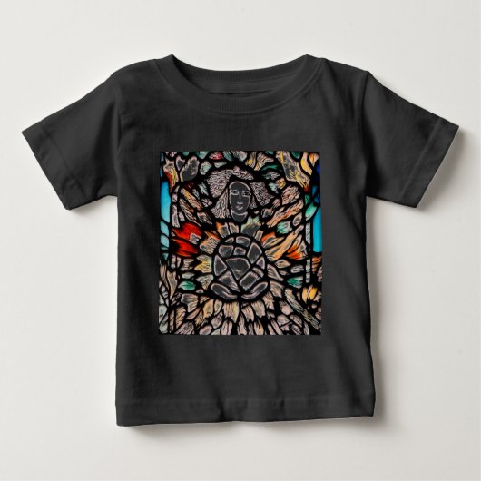 T-shirt Pour Bébé Méditation en couleurs (Devant)