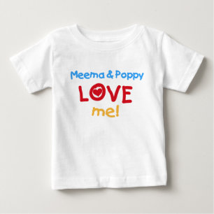 T-shirt Pour Bébé Meema & Poppy Love Me