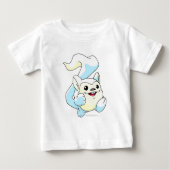 T-shirt Pour Bébé Meerca White (Devant)